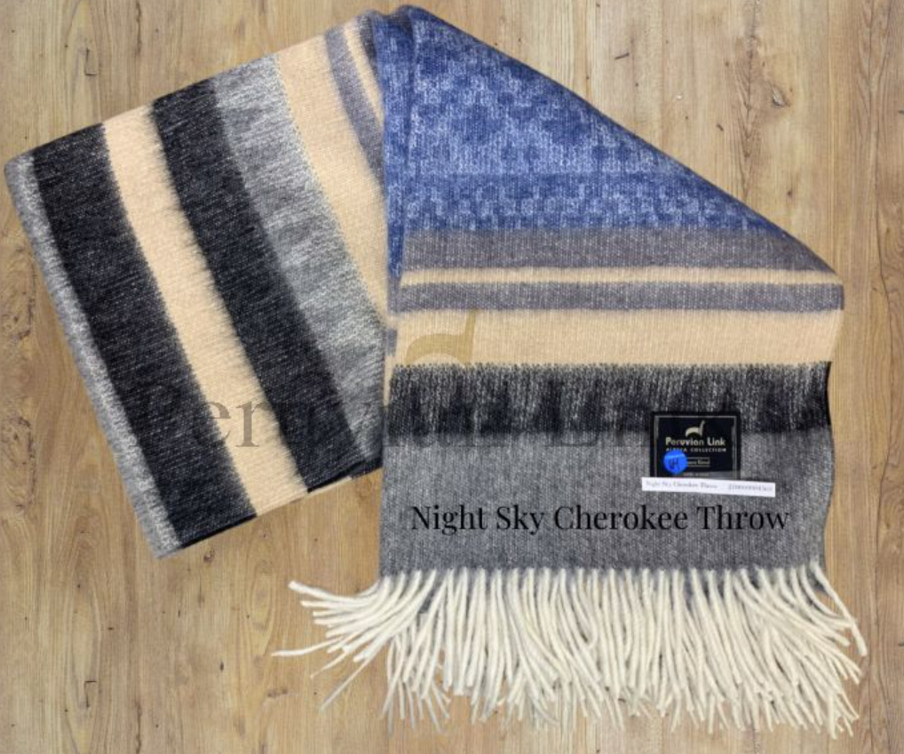 Cherokee Alpaca & Wool Throw Cherokee Alpaca & Wool Throw